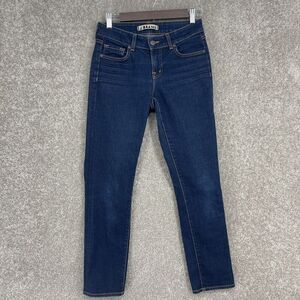 J‎ Brand Jeans Dark Wash Womens Size 27 Scarlett Seven Eights Mid Skinny In Ink